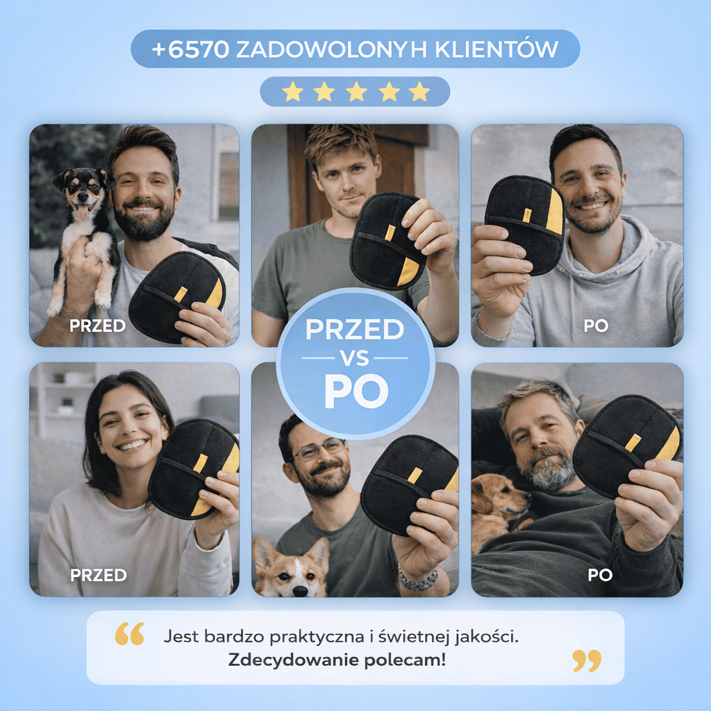 PetLush™ – Wielorazowa szczotka do usuwania sierści zwierząt